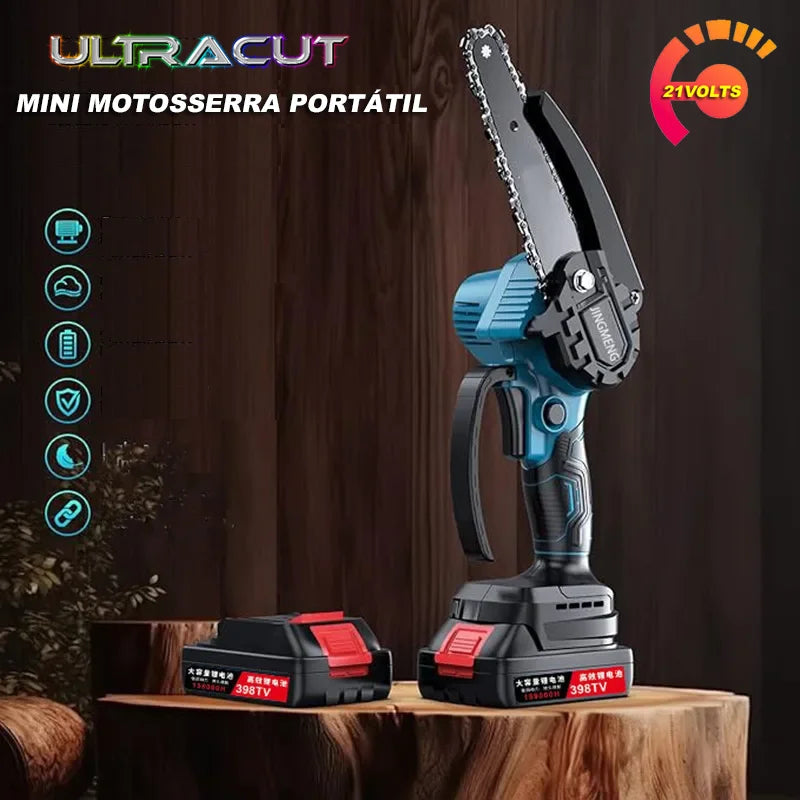 Ultracut™️ - Mini Motosserra Portátil 21Volts