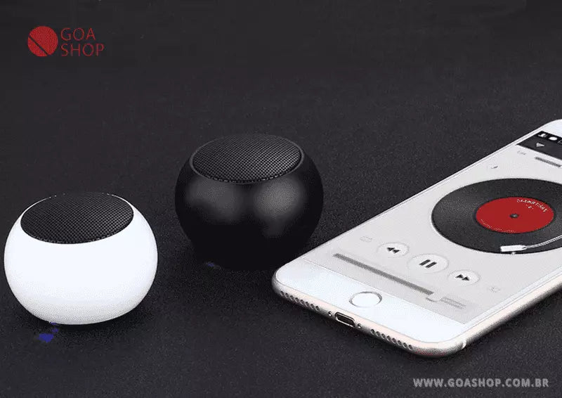 Mini Caixa de Som Amplificada Bluetooth