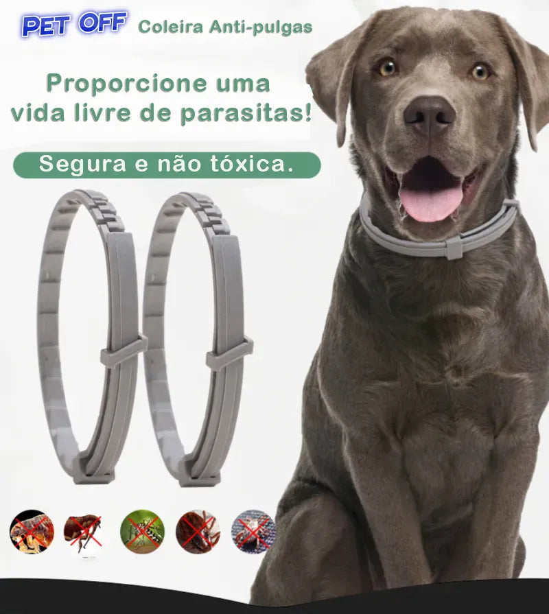 Pet Off™️ Coleira Anti-Pulgas e Carrapatos