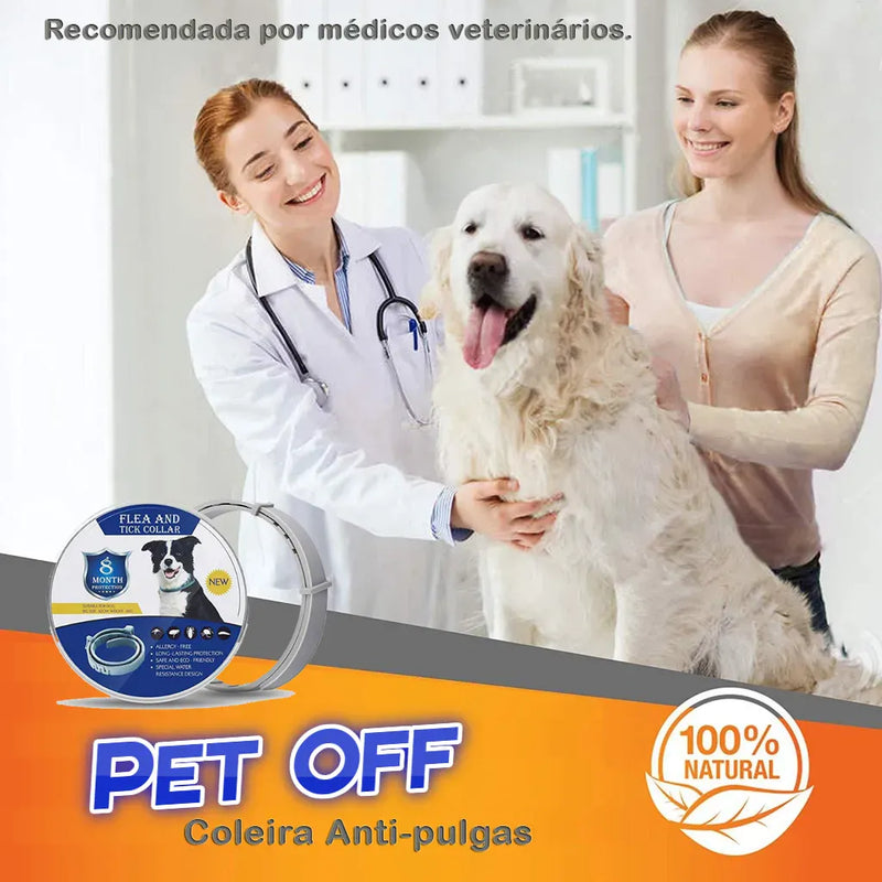 Pet Off™️ Coleira Anti-Pulgas e Carrapatos