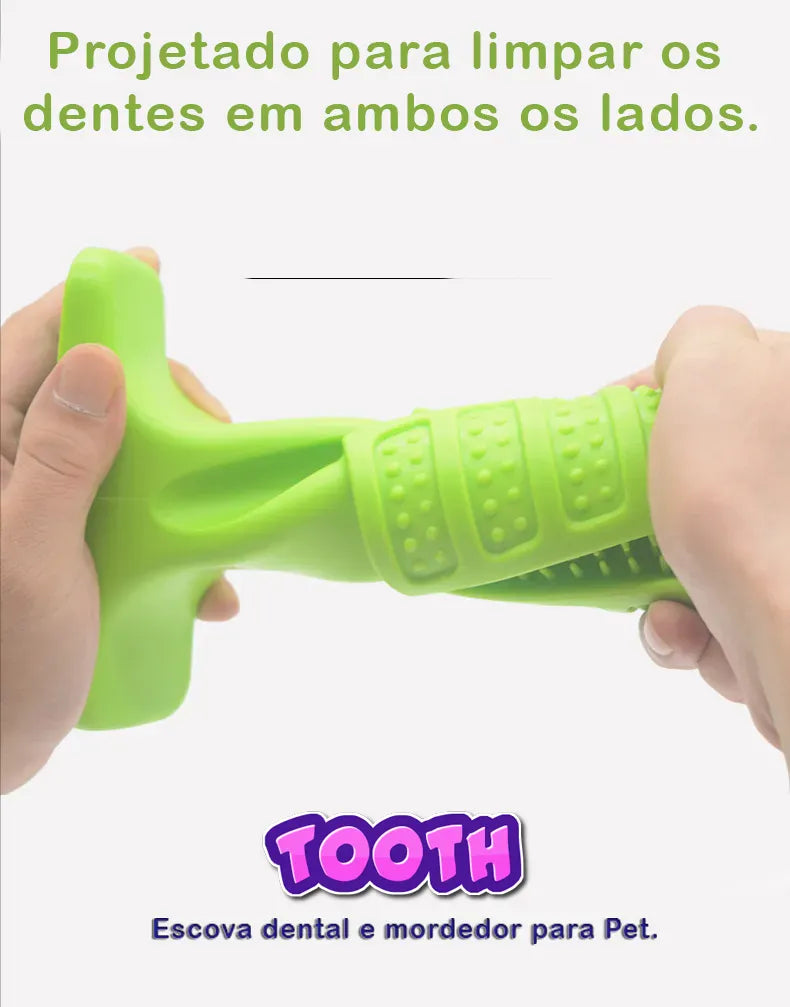 Tooth™️ Escova Dental e Mordedor Pet