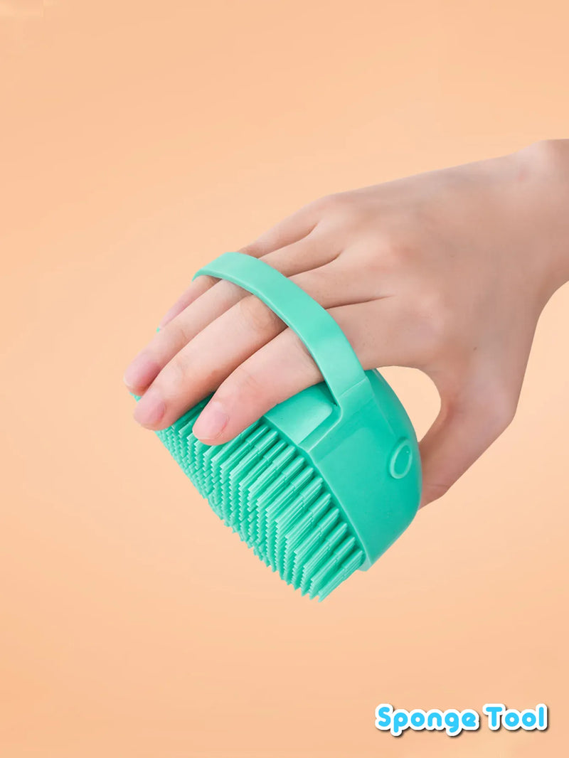 Sponge Tool™️ Escova de Silicone para Banho Pet