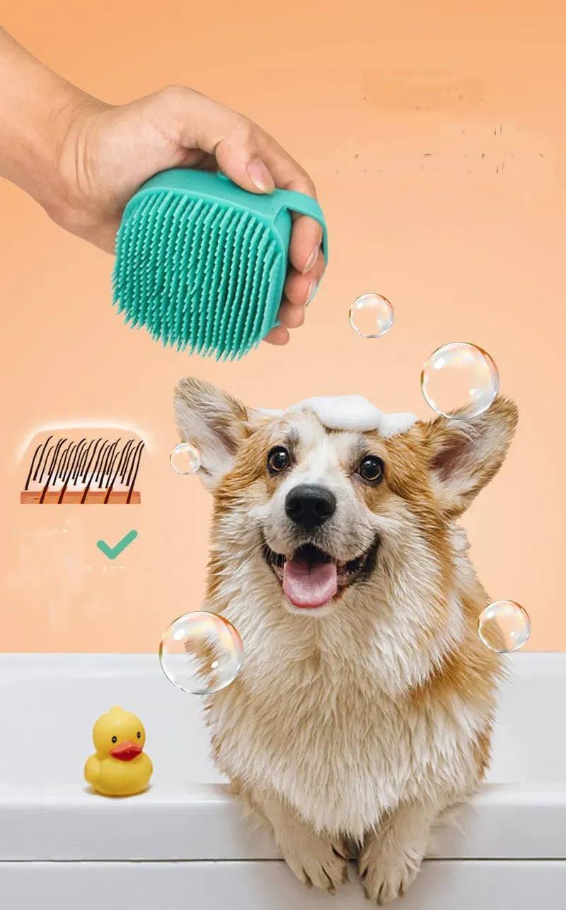 Sponge Tool™️ Escova de Silicone para Banho Pet