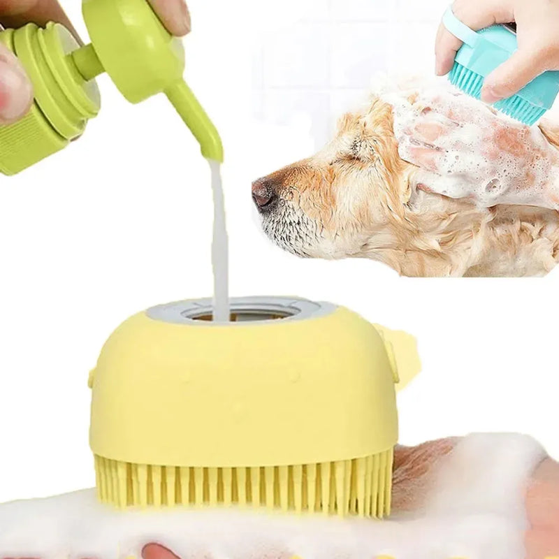 Sponge Tool™️ Escova de Silicone para Banho Pet