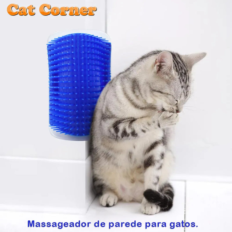 Cat Corner™️ Escova Massageador de Parede para Gato