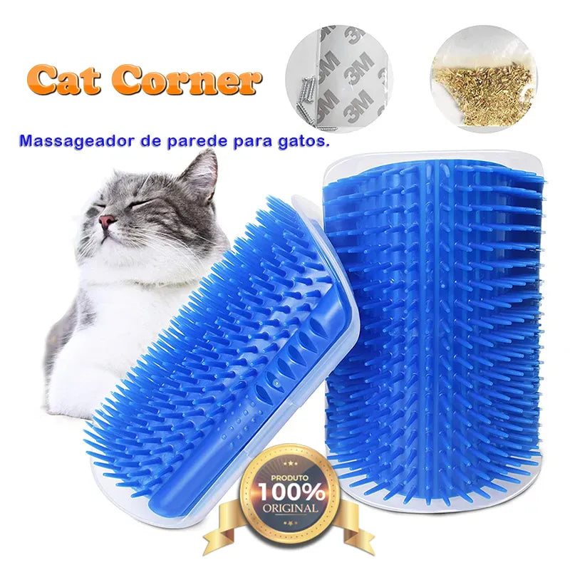 Cat Corner™️ Escova Massageador de Parede para Gato