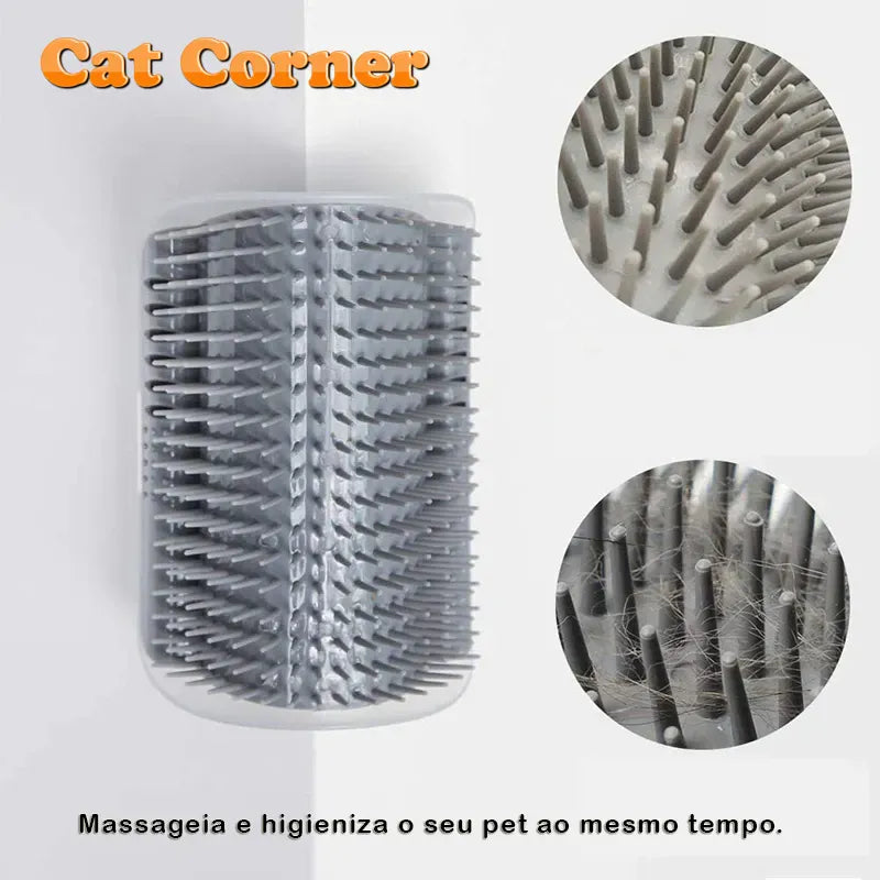 Cat Corner™️ Escova Massageador de Parede para Gato