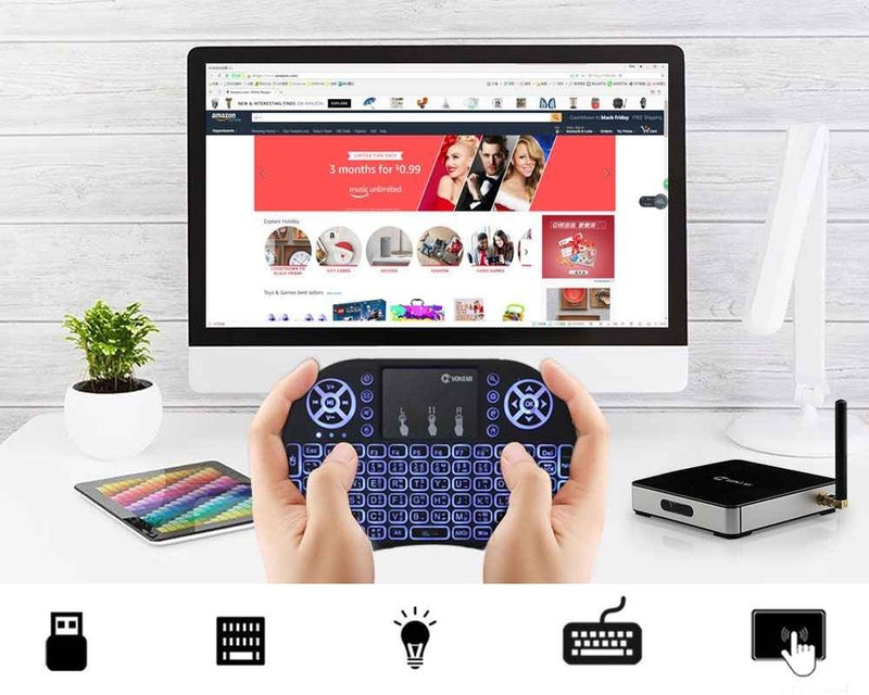 Mini Teclado Smart Tv Box