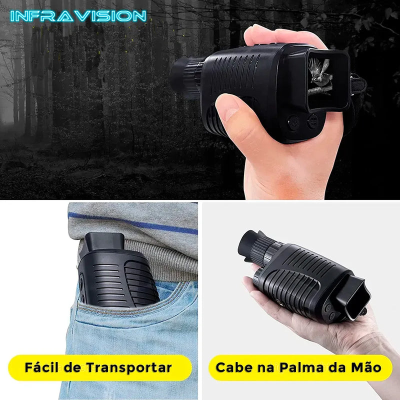 Infra Vision™️ Monóculo Digital com Visão Noturna