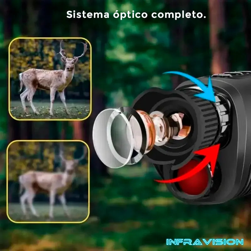 Infra Vision™️ Monóculo Digital com Visão Noturna