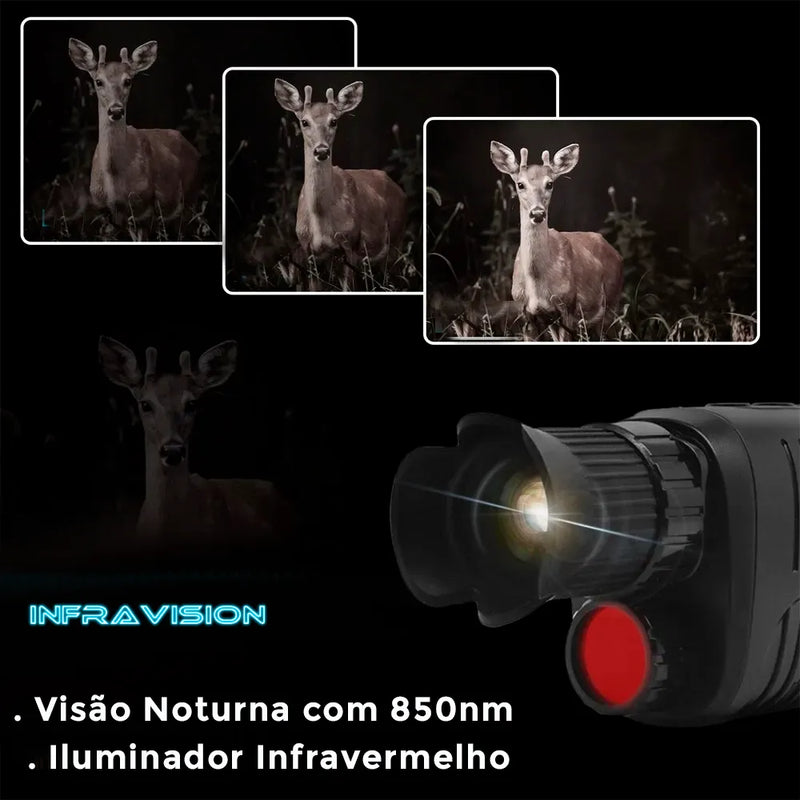 Infra Vision™️ Monóculo Digital com Visão Noturna