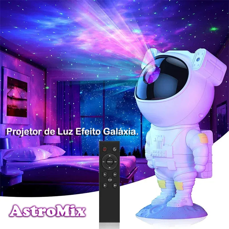 AstroMix™️ Projetor de Luz Efeito Galáxia