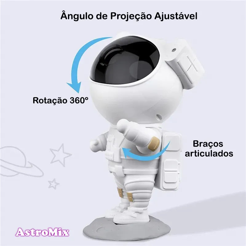 AstroMix™️ Projetor de Luz Efeito Galáxia
