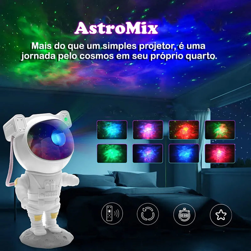 AstroMix™️ Projetor de Luz Efeito Galáxia