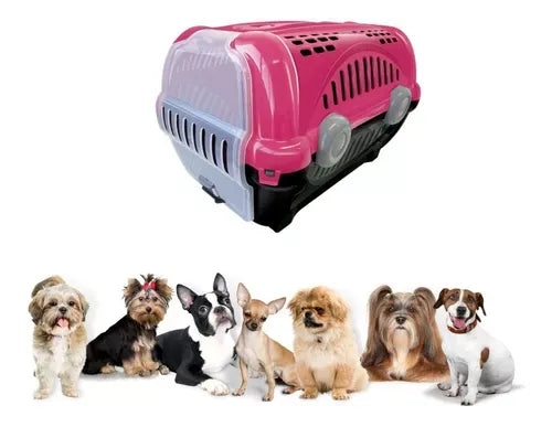 Pet Way™️ Caixa De Transporte Luxo N°2 Para Pet de Até 12Kg