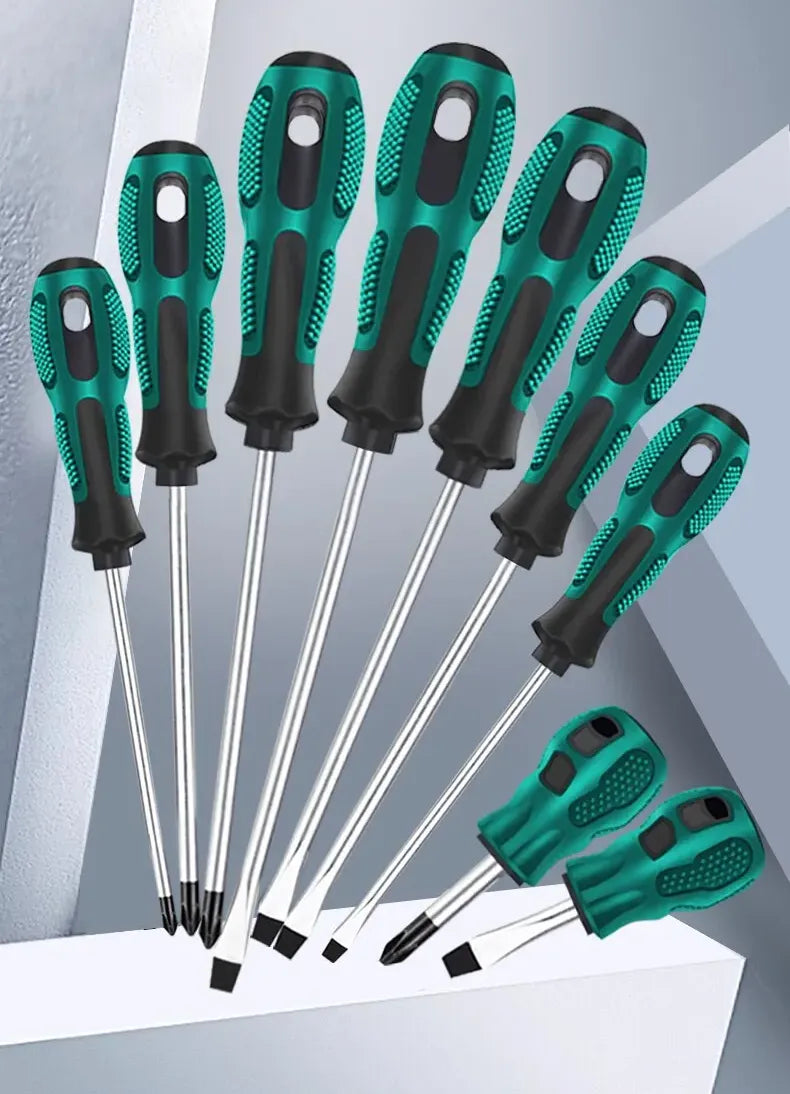 Screw Line™️ - Kit Chave de Fenda e Phillips Profissional 9 peças