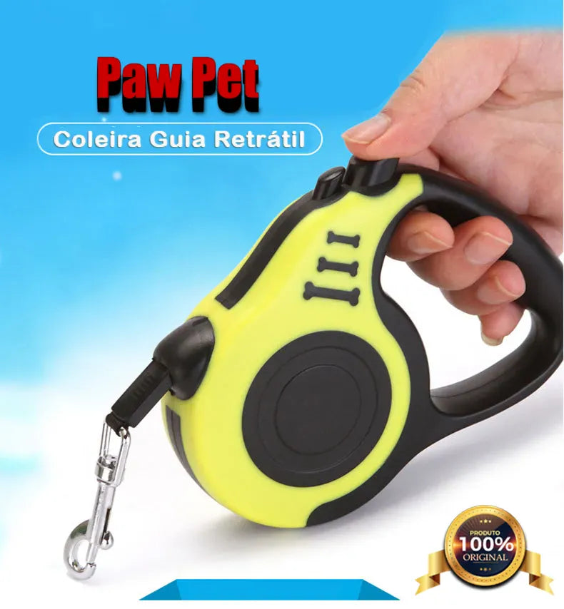 Paw Pet™️ Coleira Guia Retrátil