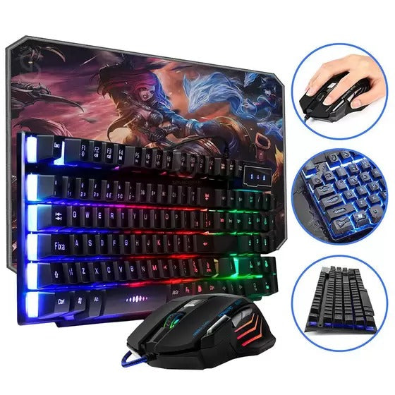 Kit Teclado e Mouse Taurus Gamer