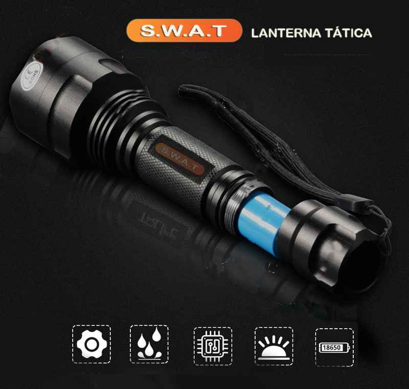 Swat Lanterna Tática Profissional