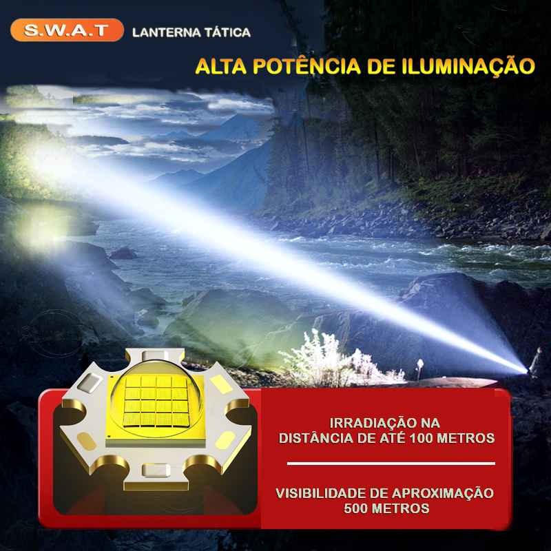 Swat Lanterna Tática Profissional