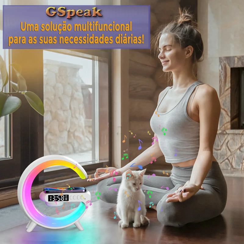 G-Speak™️ Luminária Bluetooth Multifuncional
