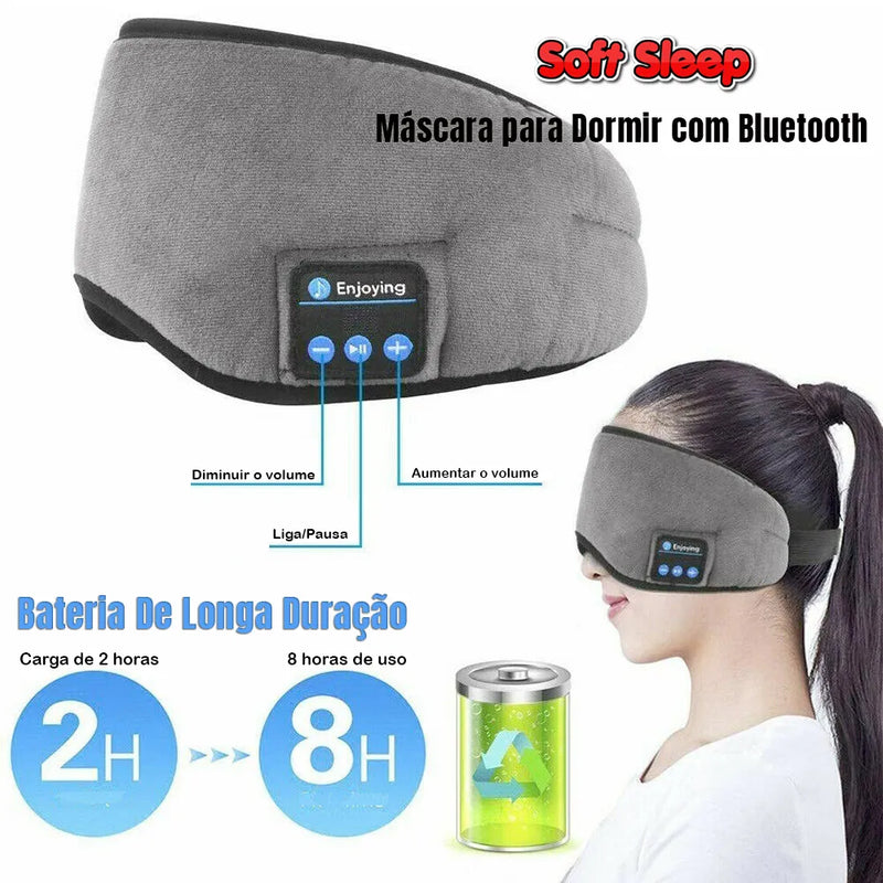 Soft Sleep™️ Máscara para Dormir com Bluetooth