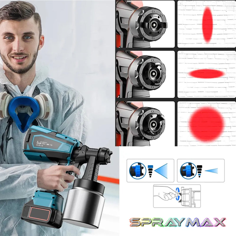 SprayMax™️ - Pulverizador Elétrico Para Pintura 21v