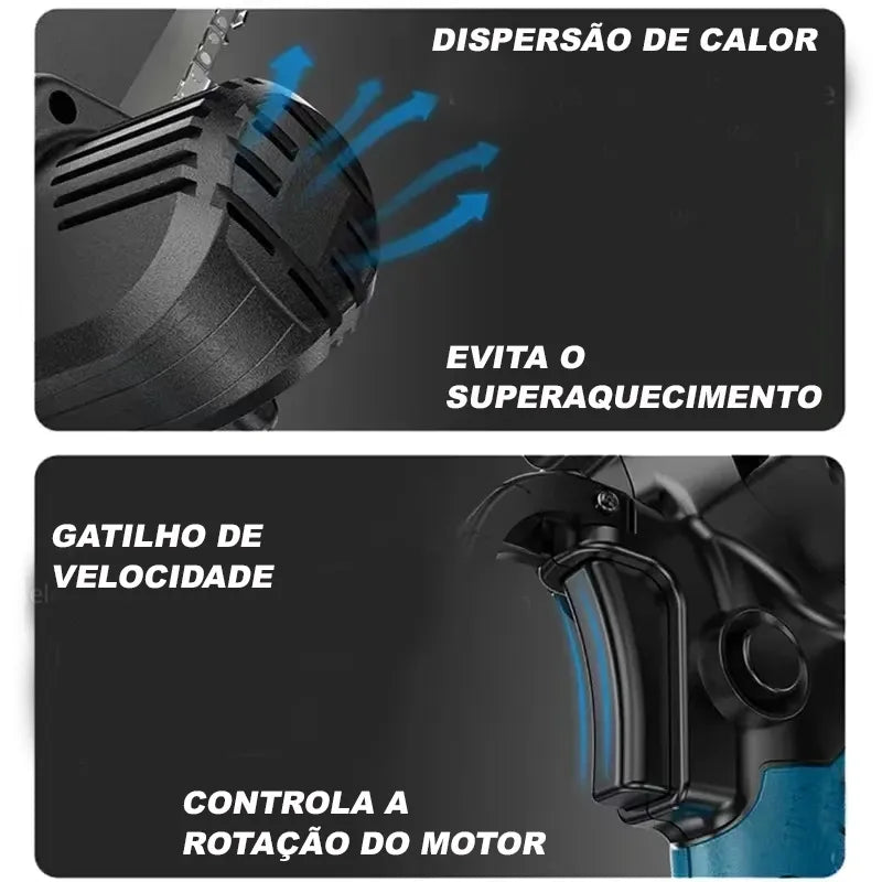 Ultracut™️ - Mini Motosserra Portátil 21Volts