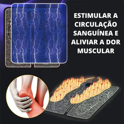 Electric Mat Tapete Massageador de Pés (EMS)