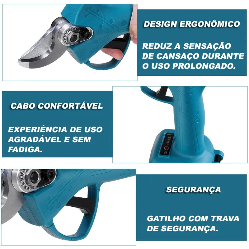 Electric Pruner™️ - Tesoura Poda Galho de Árvore 21Volts