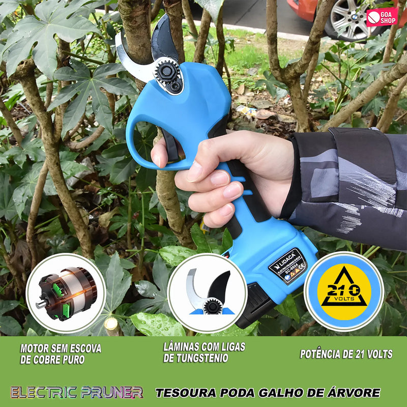 Electric Pruner™️ - Tesoura Poda Galho de Árvore 21Volts