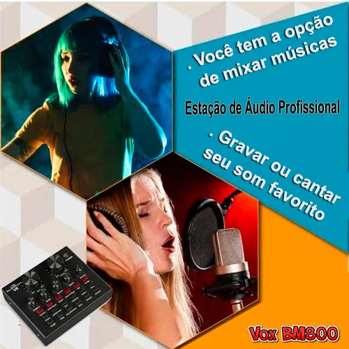 Vox BM800™️ Estação de Áudio Profissional