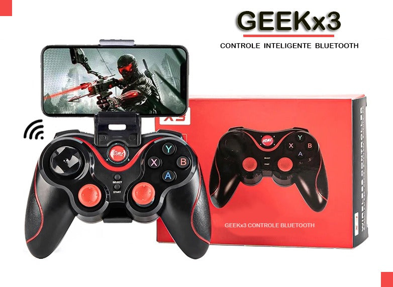 Geek X3 Controle Gamer Inteligente Bluetooth